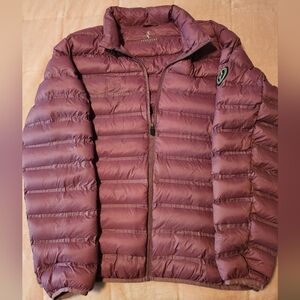 Sketchers puff jacket purple xl